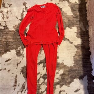 Zyia waffle knit pajamas